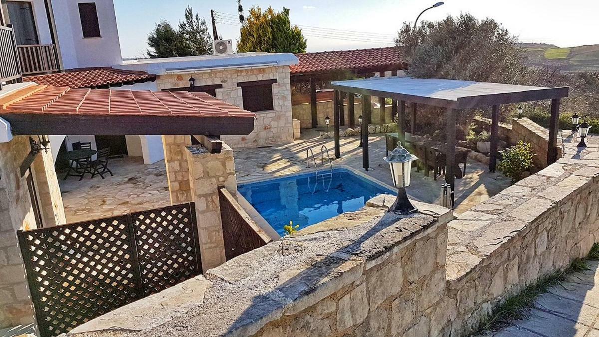 Magnificent Villa In Akamas Peninsula パ フォス エクステリア 写真