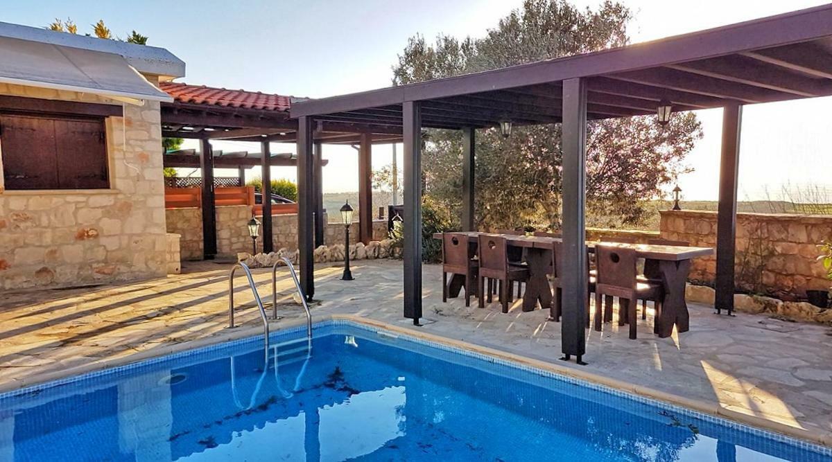 Magnificent Villa In Akamas Peninsula パ フォス エクステリア 写真